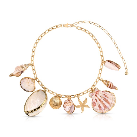 ettika Jewelry - Ettika Gold and Pink Seashell Necklace